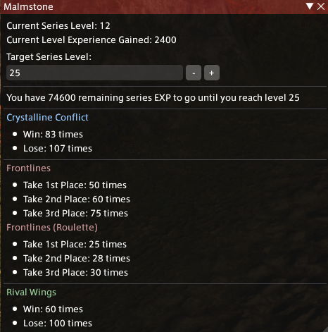 Screenshot of Malmstone Calculator Plugin Main Window